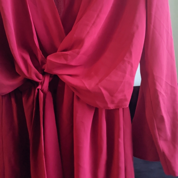 NWT TOPSHOP Red Dress / size small - Picture 4 of 6